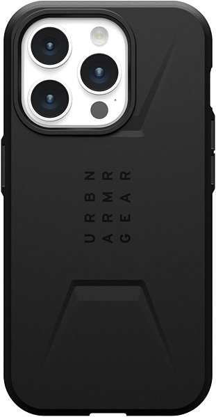 Telefon tok UAG Civilian iPhone 15 Pro MagSafe fekete tok ...