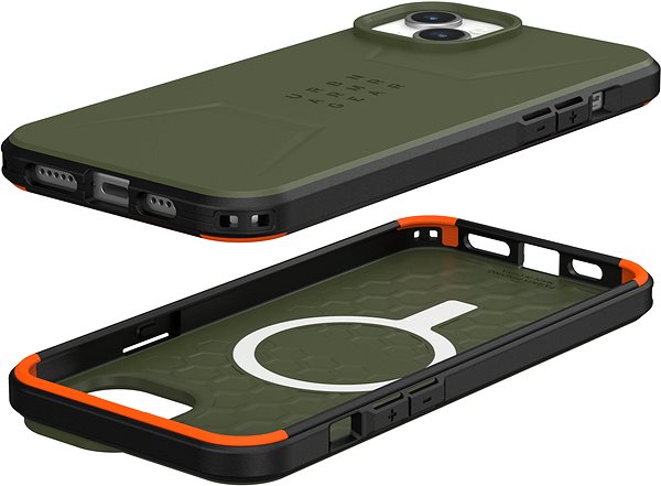 Handyhülle UAG Civilian MagSafe Olivegreen iPhone 15 Plus ...
