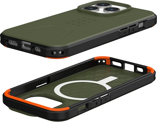 Handyhülle UAG Civilian MagSafe Olivegreen iPhone 15 Pro ...