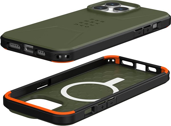 Handyhülle UAG Civilian MagSafe Olivegreen iPhone 15 Pro Max ...