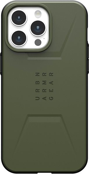Kryt na mobilný telefón UAG Civilian MagSafe Olive Drab iPhone 15 Pro Max .