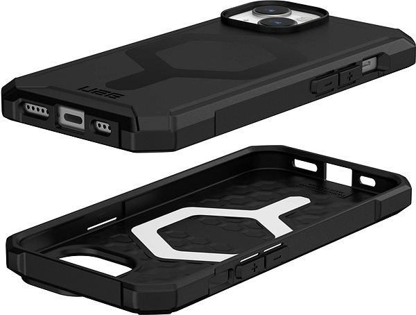 Kryt na mobil UAG Essential Armor MagSafe Black iPhone 15 ...