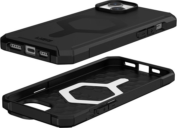 Telefon tok UAG Essential Armor iPhone 15 Plus MagSafe fekete tok ...