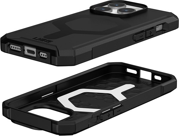 Kryt pre mobil UAG Essential Armor MagSafe Black iPhone 15 Pro