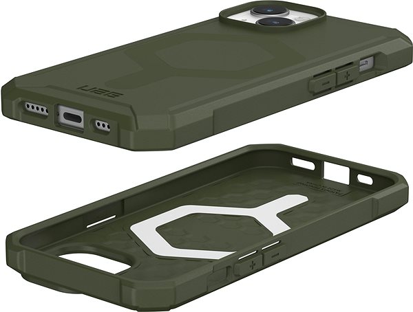 Kryt na mobil UAG Essential Armor MagSafe Olive Drab iPhone 15 ...