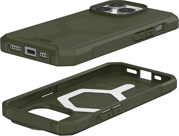 Kryt na mobil UAG Essential Armor MagSafe Olive Drab iPhone 15 Pro ...