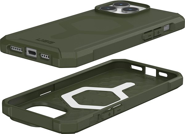 Kryt na mobil UAG Essential Armor MagSafe Olive Drab iPhone 15 Pro Max ...