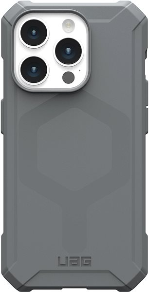 Telefon tok UAG Essential Armor iPhone 15 Pro MagSafe ezüst tok ...