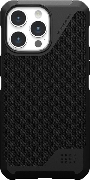 Handyhülle UAG Metropolis LT MagSafe Kevlar Black iPhone 15 Pro Max ...