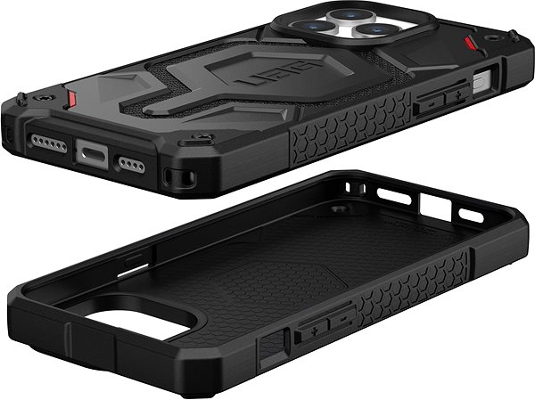 Kryt na mobil UAG Monarch Pro MagSafe Kevlar Black iPhone 15 Pro Max .