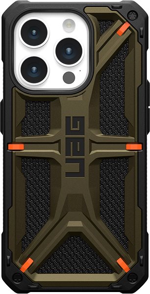 Kryt na mobil UAG Monarch kevlar Element Green iPhone 15 Pro .