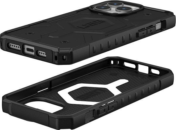 Telefon tok UAG Pathfinder Black iPhone 15 Pro Max MagSafe tok ...