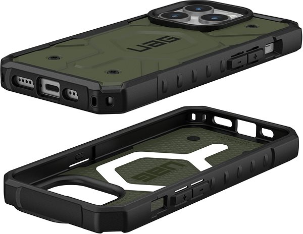 Telefon tok UAG Pathfinder Olive Drab iPhone 15 Pro MagSafe tok ...