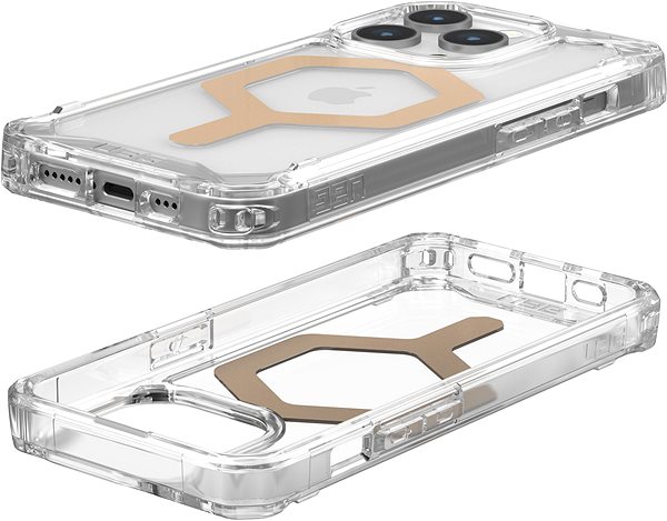 Handyhülle UAG Plyo MagSafe Ice/Gold iPhone 15 Pro ...