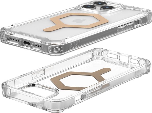 Handyhülle UAG Plyo MagSafe Ice/Gold iPhone 15 Pro Max ...