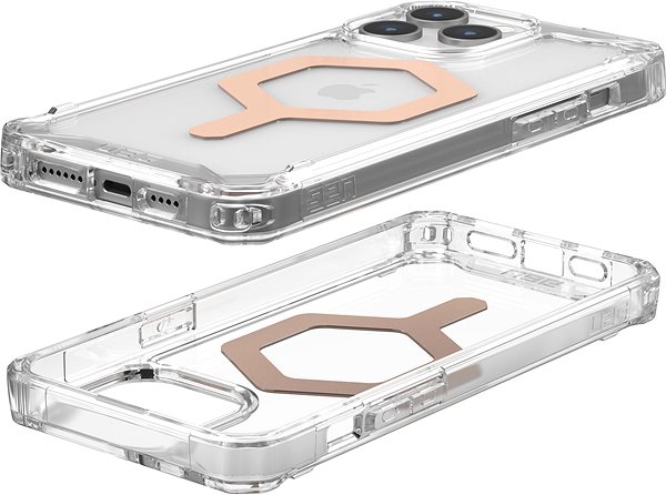 Handyhülle UAG Plyo MagSafe Ice/Rose Gold iPhone 15 Pro Max ...