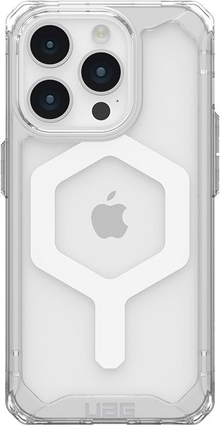 Telefon tok UAG Plyo Ice/White iPhone 15 Pro MagSafe tok ...