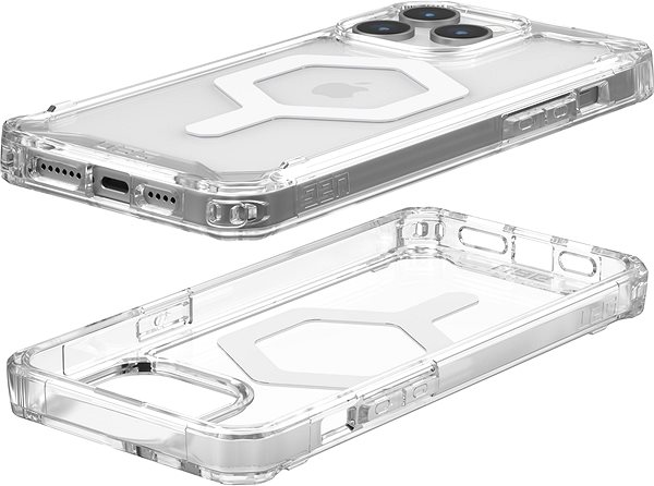 Telefon tok UAG Plyo Ice / White iPhone 15 Pro Max MagSafe tok ...