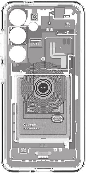 Handyhülle Spigen Ultra Hybrid Zero One White Samsung Galaxy S24 ...