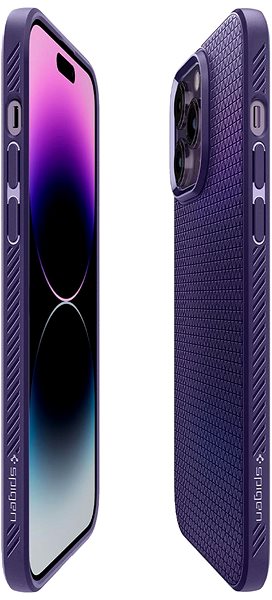 Kryt na mobil Spigen Liquid Air Deep Purple iPhone 14 Pro Max ...