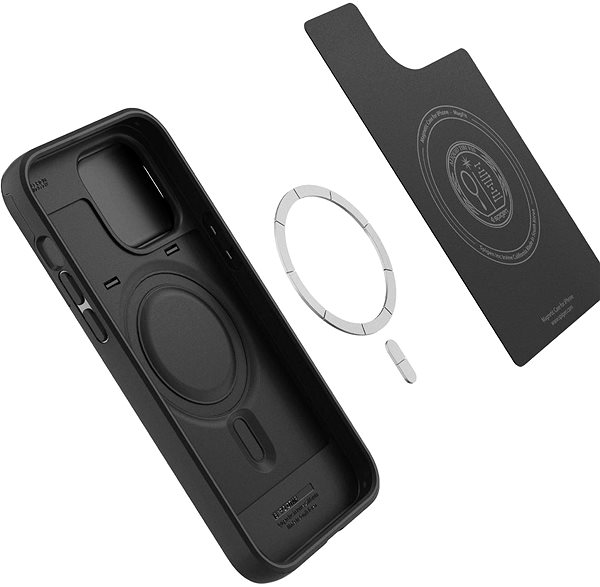 Kryt na mobil Spigen Optik Armor MagSafe Black iPhone 14 Pro ...