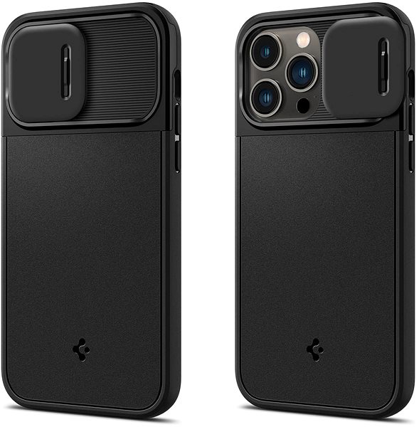 Handyhülle Spigen Optik Armor MagSafe Black iPhone 14 Pro Max ...