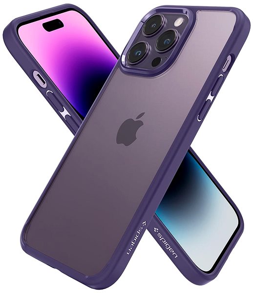 Kryt na mobil Spigen Ultra Hybrid Deep Purple iPhone 14 Pro ...