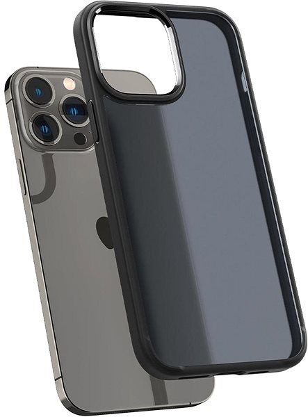 Kryt na mobil Spigen Ultra Hybrid Matte Frost Black iPhone 13 Pro Max ...