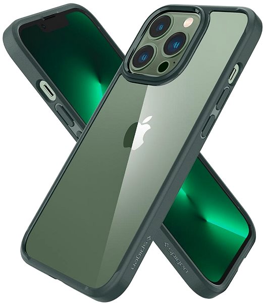 Telefon tok Spigen Ultra Hybrid Midnight Green iPhone 13 Pro tok ...