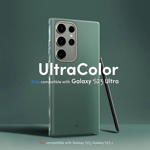 Kryt na mobil Spigen Cyrill UltraColor Kale Samsung Galaxy S23 Ultra ...