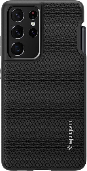 Kryt na mobil Spigen Liquid Air Pro Matte Black Samsung Galaxy S21 Ultra ...