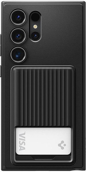 Kryt na mobil Spigen Liquid Slot Matte Black Samsung Galaxy S24 Ultra ...