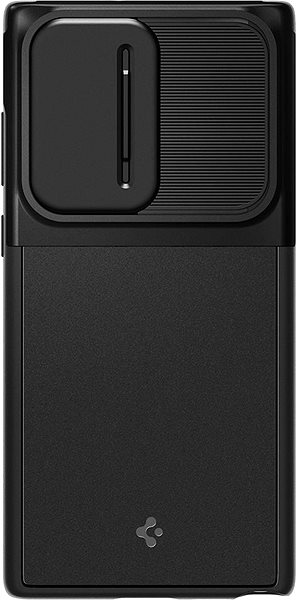 Telefon tok Spigen Optik Armor Samsung Galaxy S22 Ultra fekete tok ...