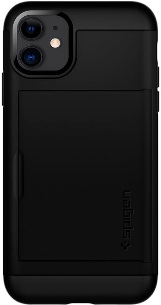 Kryt na mobil Spigen Slim Armor CS Black  iPhone 11 ...