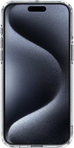 Telefon tok Spigen Caseology Capella iPhone 15 Pro Max MagSafe clear white tok támasztékkal ...