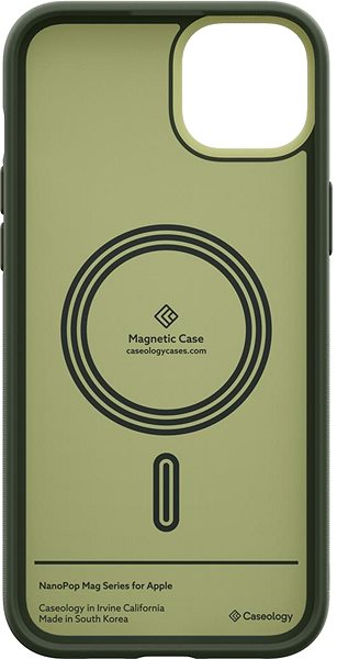 Telefon tok Spigen iPhone 15 Caseology Nano Pop MagSafe Avo Green tok ...