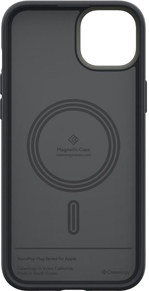 Telefon tok Spigen iPhone 15 Caseology Nano Pop MagSafe Black Sesame tok ...