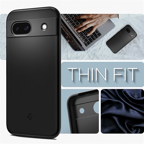 Handyhülle Spigen Thin Fit Black Google Pixel 8a ...