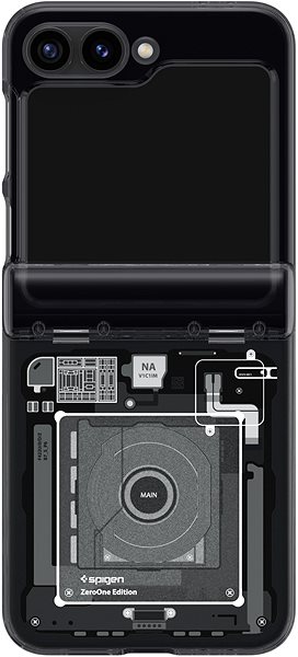Handyhülle Spigen Ultra Hybrid Pro Zero One Samsung Galaxy Z Flip6 ...