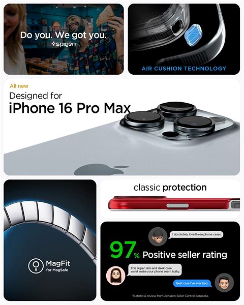 Handyhülle Spigen Classic C1 MagSafe Ruby iPhone 16 Pro Max ...