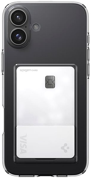 Handyhülle Spigen Crystal Slot Crystal Clear iPhone 16 ...