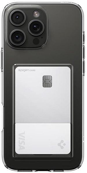 Telefon tok Spigen Crystal Slot Crystal Clear iPhone 16 Pro tok ...