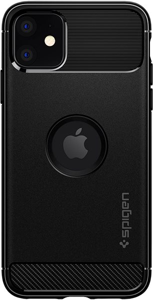 Kryt pre mobil Spigen Rugged Armor Black iPhone 11 .