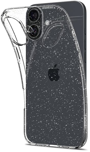 Handyhülle Spigen Flüssigkristall Glitter Kristall Quarz iPhone 16 ...