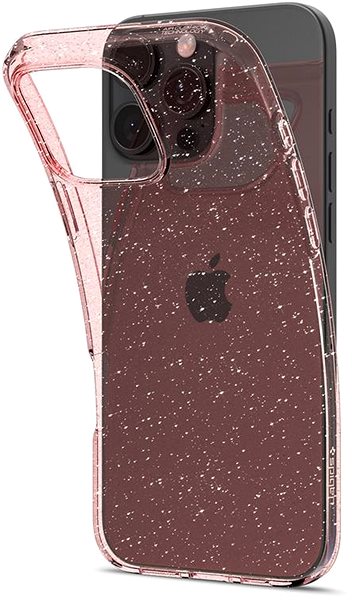 Handyhülle Spigen Liquid Crystal Glitter Rose Quartz iPhone 16 Pro ...