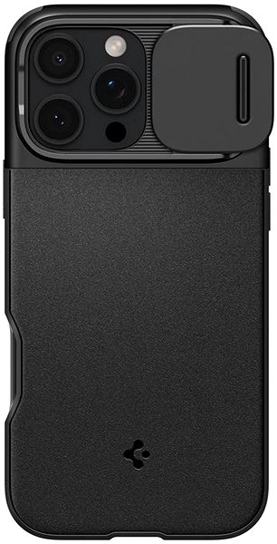 Handyhülle Spigen Optik Armor MagSafe Schwarz iPhone 16 Pro ...
