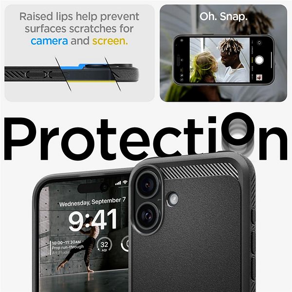 Handyhülle Spigen Rugged Armor MagSafe Matte Black iPhone 16 ...