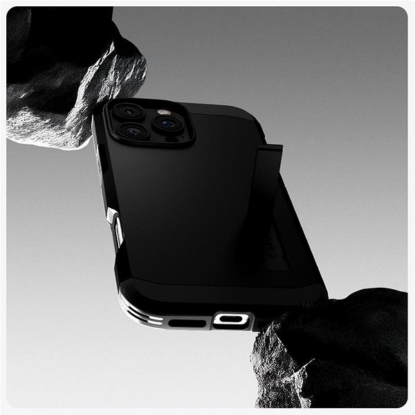 Kryt na mobil Spigen Tough Armor MagSafe Black iPhone 16 Pro ...