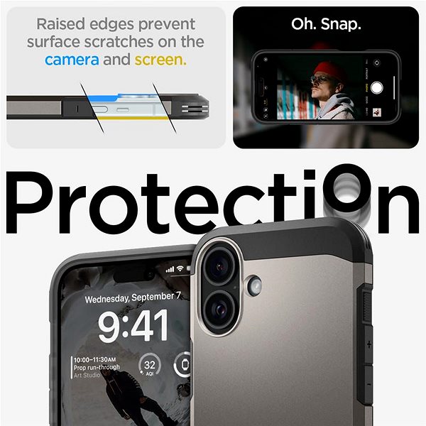 Handyhülle Spigen Tough Armor MagSafe Gunmetal iPhone 16 Plus ...