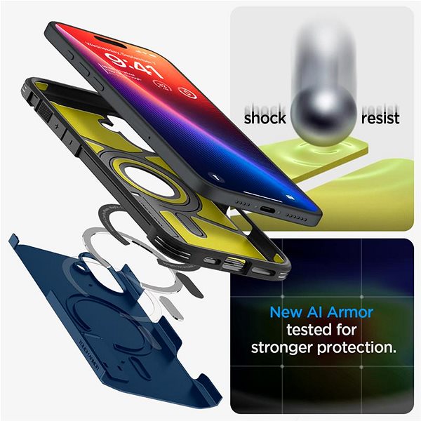 Handyhülle Spigen Tough Armor MagSafe Marineblau iPhone 16 Plus ...